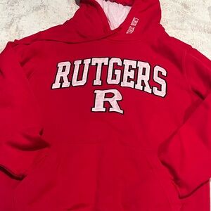 Red Rutgers Hoodie